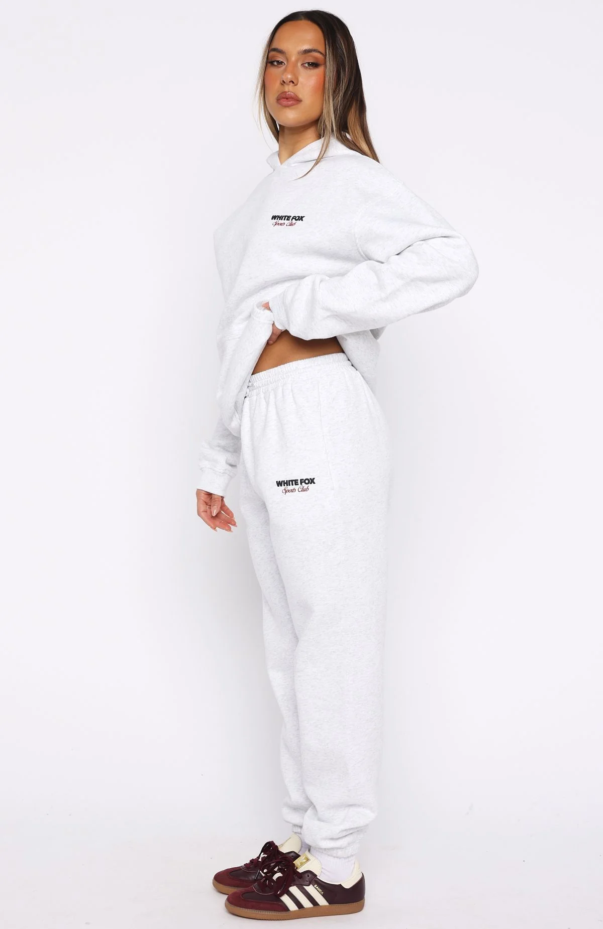 Club 14 Izzy Sweatpants Grey Marle - Image 4