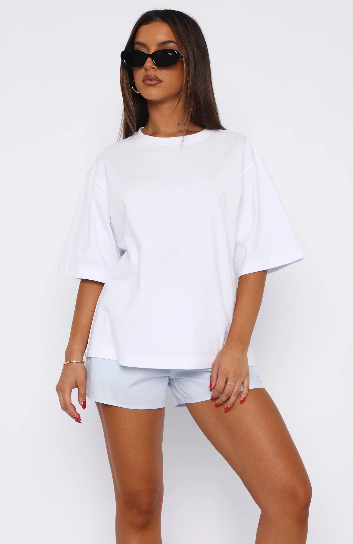 Let It Out Oversized Tee White - Image 2
