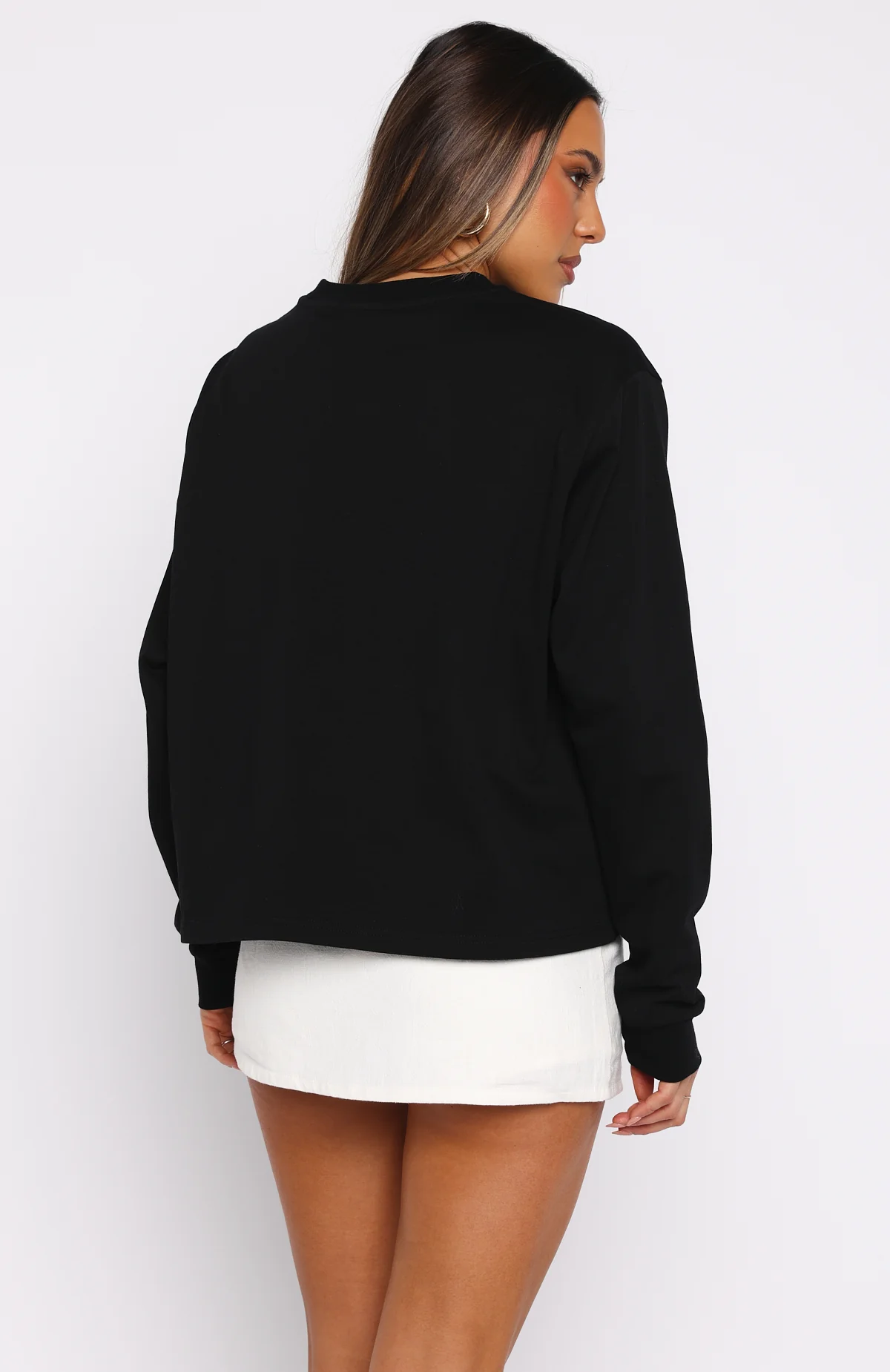 Staying Ahead Long Sleeve Tee Black - Image 4