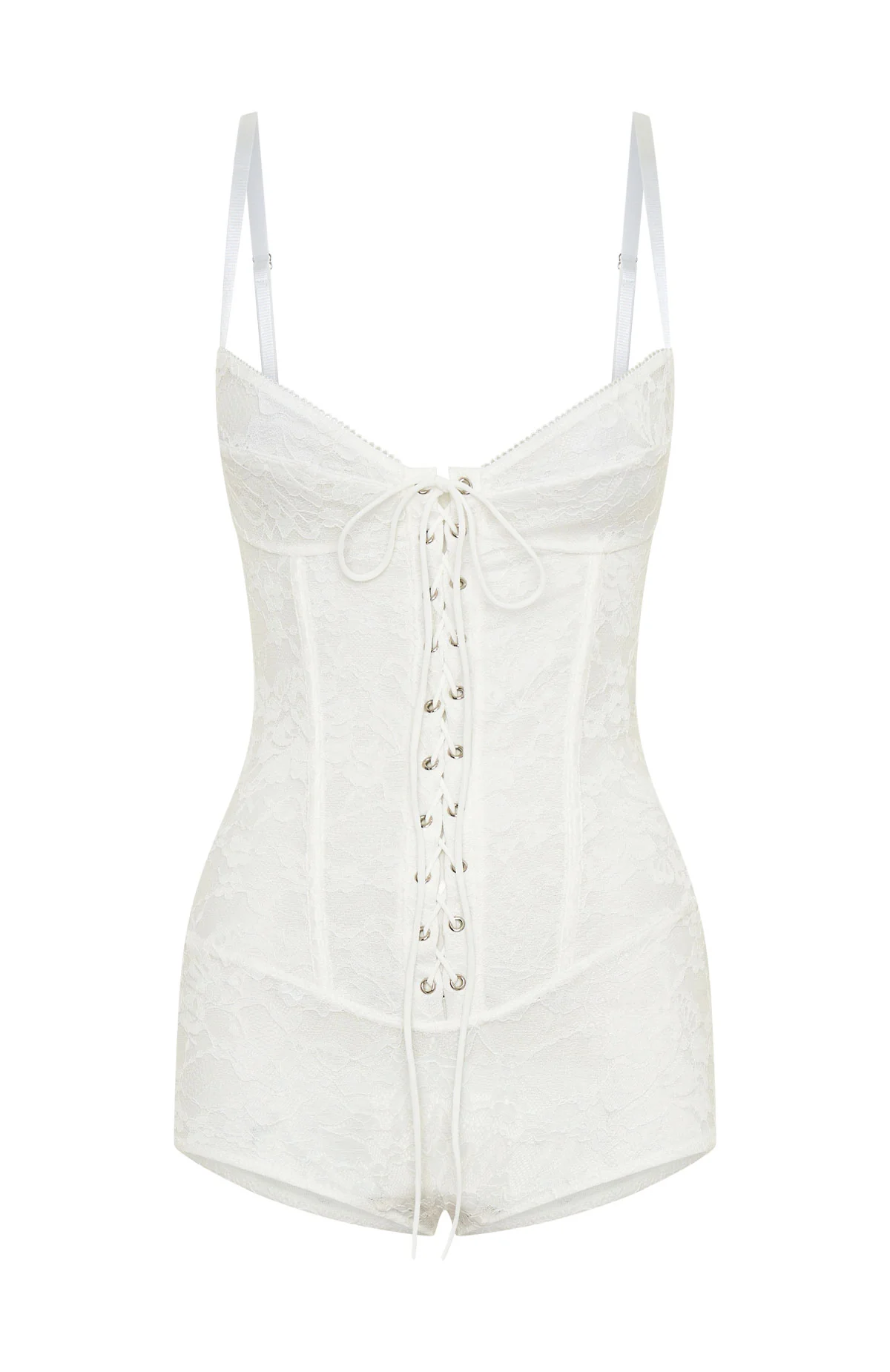 Stepped Out Playsuit White - Image 11