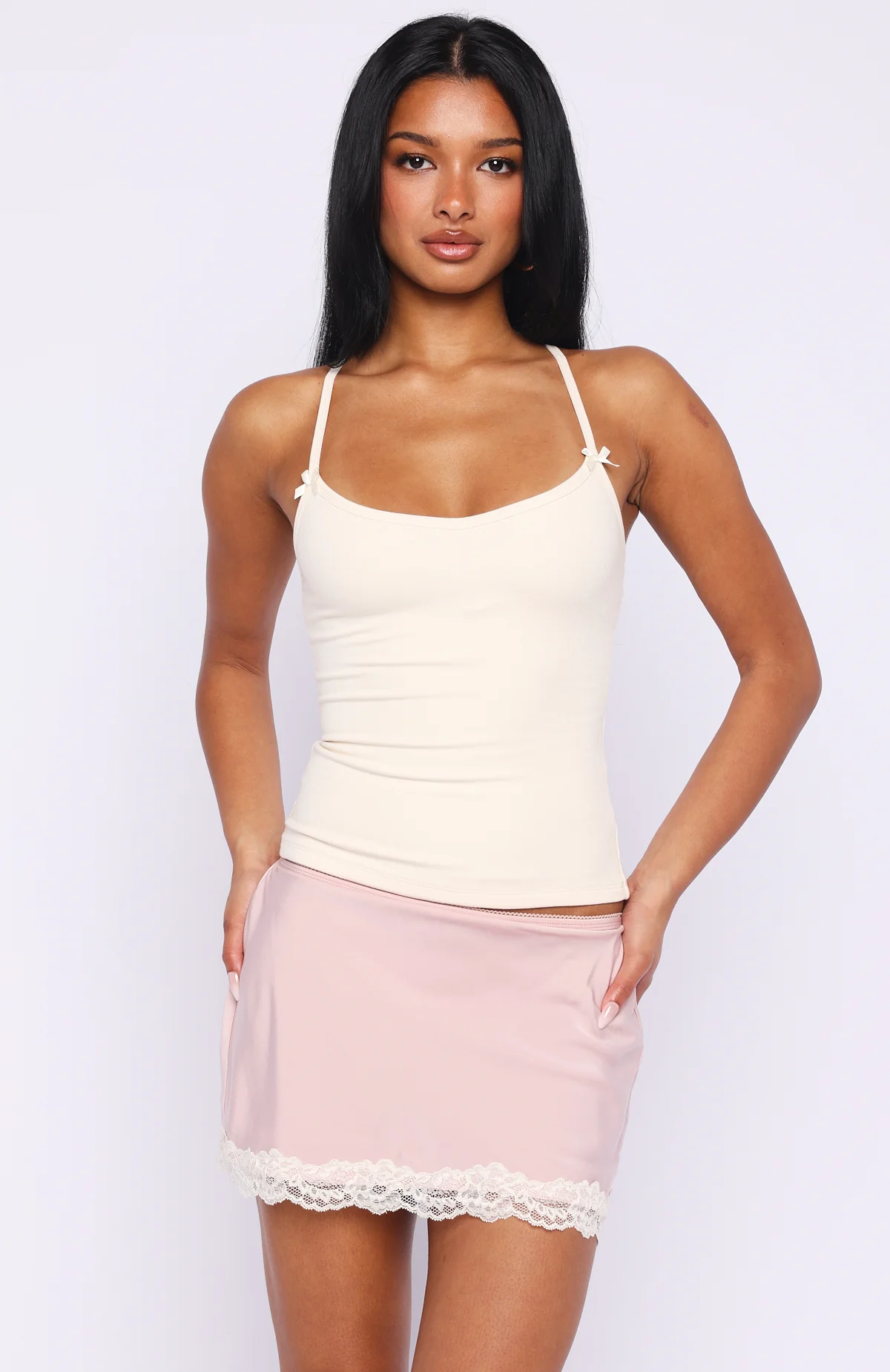Too Cute To Care Cami Top Cream - Image 2